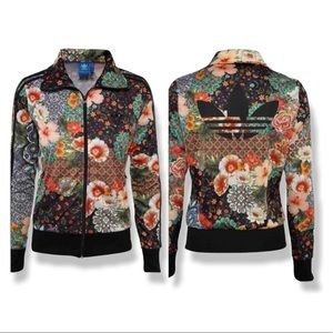 Adidas originals x Farm Rio Jardim Agharta Track Jacket in Medium